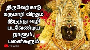 திருவேற்காடு கருமாரி விரதம் இருந்து வழி படவேண்டிய நாளும், பலன்களும்