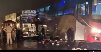 உத்தரப்பிரதேச பேருந்து விபத்தில் 18 பேர் உயிரிழப்பு!