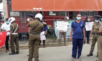 அரசாங்கத்துக்கு எதிராக யாழில் போராட்டம் !