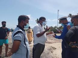 மீண்டும் தீப்பற்றி எரிந்த கப்பலின் கழிவுகள்!