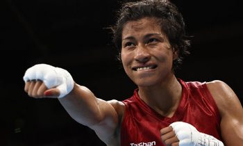 குத்துச்சண்டை போட்டியில் வெண்கலப் பதக்கத்தை வென்ற   இந்திய வீராங்கனை