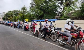 யாழ் நகரில் வாகன பேரணி முன்னெப்பு!