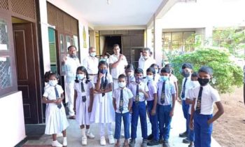 திருகோணமலை மாவட்டத்தில் 200க்கும் குறைவான பாடசாலைகளை ஆரம்பிக்கும் திட்டத்தின்கீழ் 168 பாடசாலைகள் ஆரம்பம்.