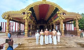 தீவிர கண்காணிப்பு நடவடிக்கையில் நல்லூர் ஆலயம்.