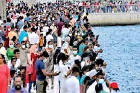 கொழும்பு துறைமுக நகர கொவிட் கொத்தணி உருவாகும் அபாயம்.