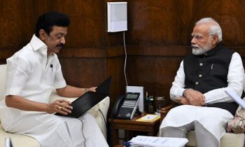 பிரதமர் மோடியுடன் மு.க.ஸ்டாலின் சந்திப்பு.