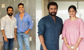 அக்‌ஷய் குமாரை சந்தித்த சூர்யா – வைரலாகும் புகைப்படம்.