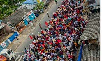 இன்று கொழும்பு நோக்கி படையெடுக்கும் மக்கள்.