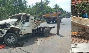 யாழில் இடம்பெற்ற கோர விபத்தில் தந்தை மற்றும் இரு பிள்ளைகள் பலி.