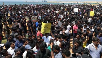 கொழும்புக்குள் நுழைந்த போராட்டக் குழு.