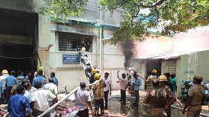 சென்னை அரசு மருத்துவமனையில் தீ விபத்து.