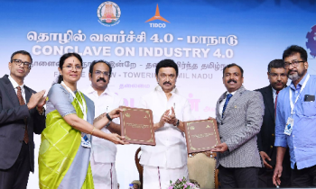 தொழில் வளர்ச்சியில் தமிழகம் உலக கவனத்தை ஈர்த்துள்ளது.