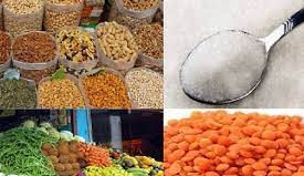 உணவுப் பொருட்களின் விலைகளில் ஏற்பட்டுள்ள மாற்றம்.